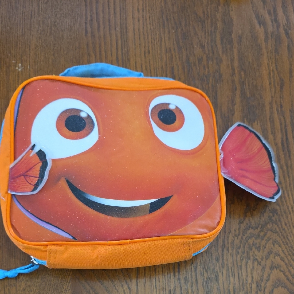 Disney Orange and Blue Nemo Lunch Bag